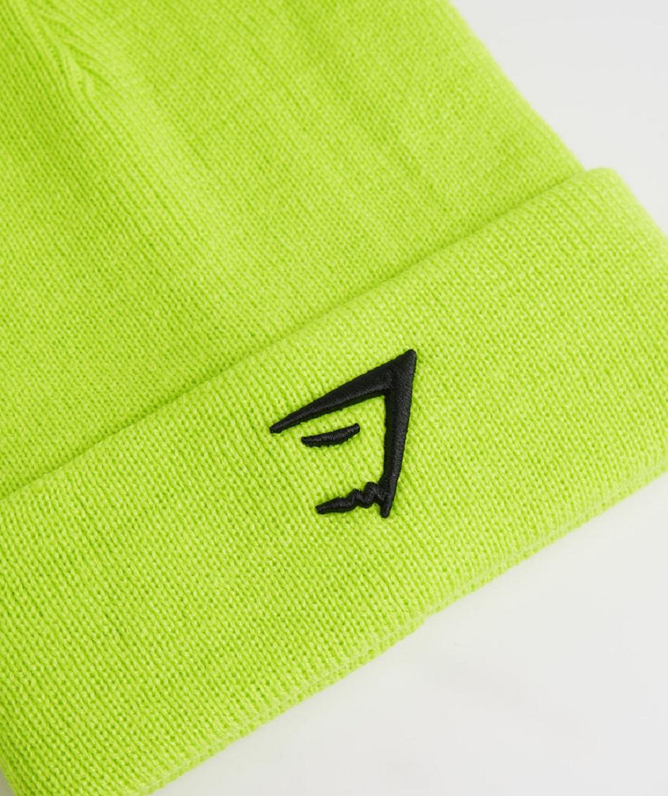 Gymshark Sharkhead Beanie Accessories Šeširi Zelene | HR 2096ILH